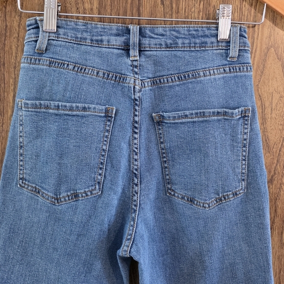 Flare Jeans in Classic Blue High Waist Small - Picture 6 of 11